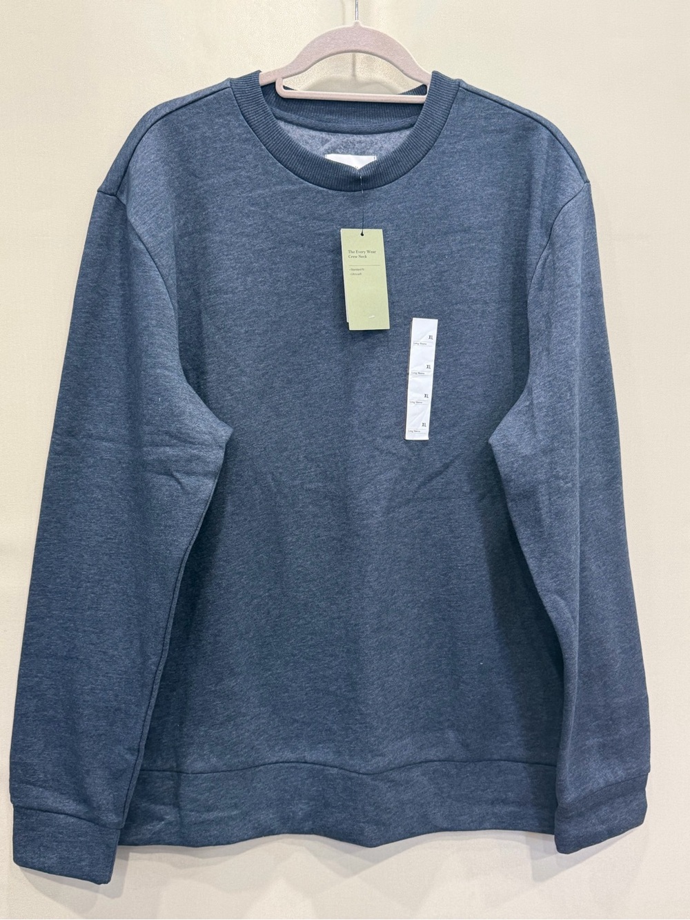 Goodfellow & Co Men's Crewneck Sweatshirt - Heather Navy